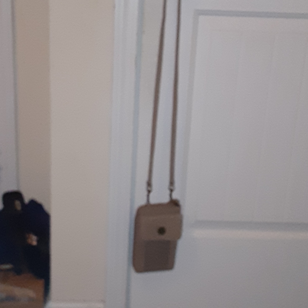 Crossbody wallet purse with a phone holder